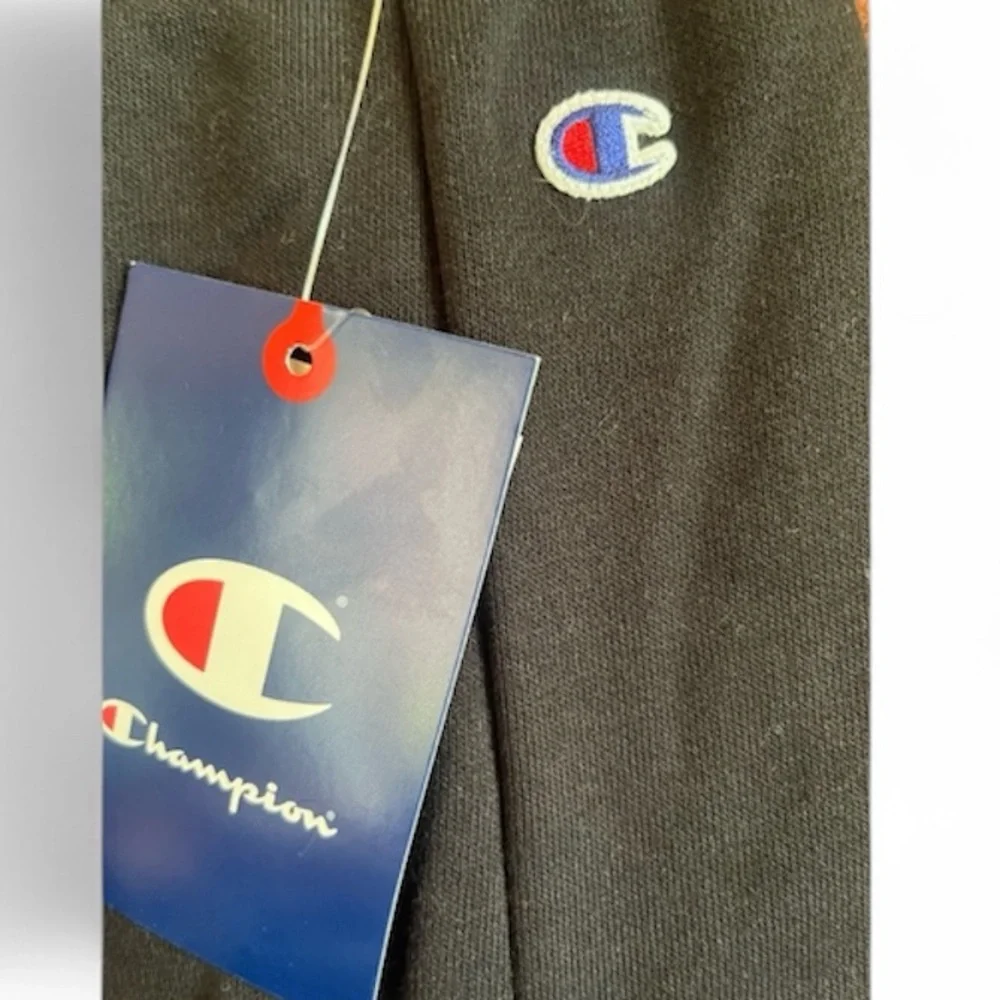 Champion Black Sweatpants with Tapered Ankle kids size 7/8 small